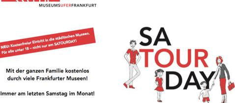 Satourday-Flyer Kulturamt Frankfurt am Main